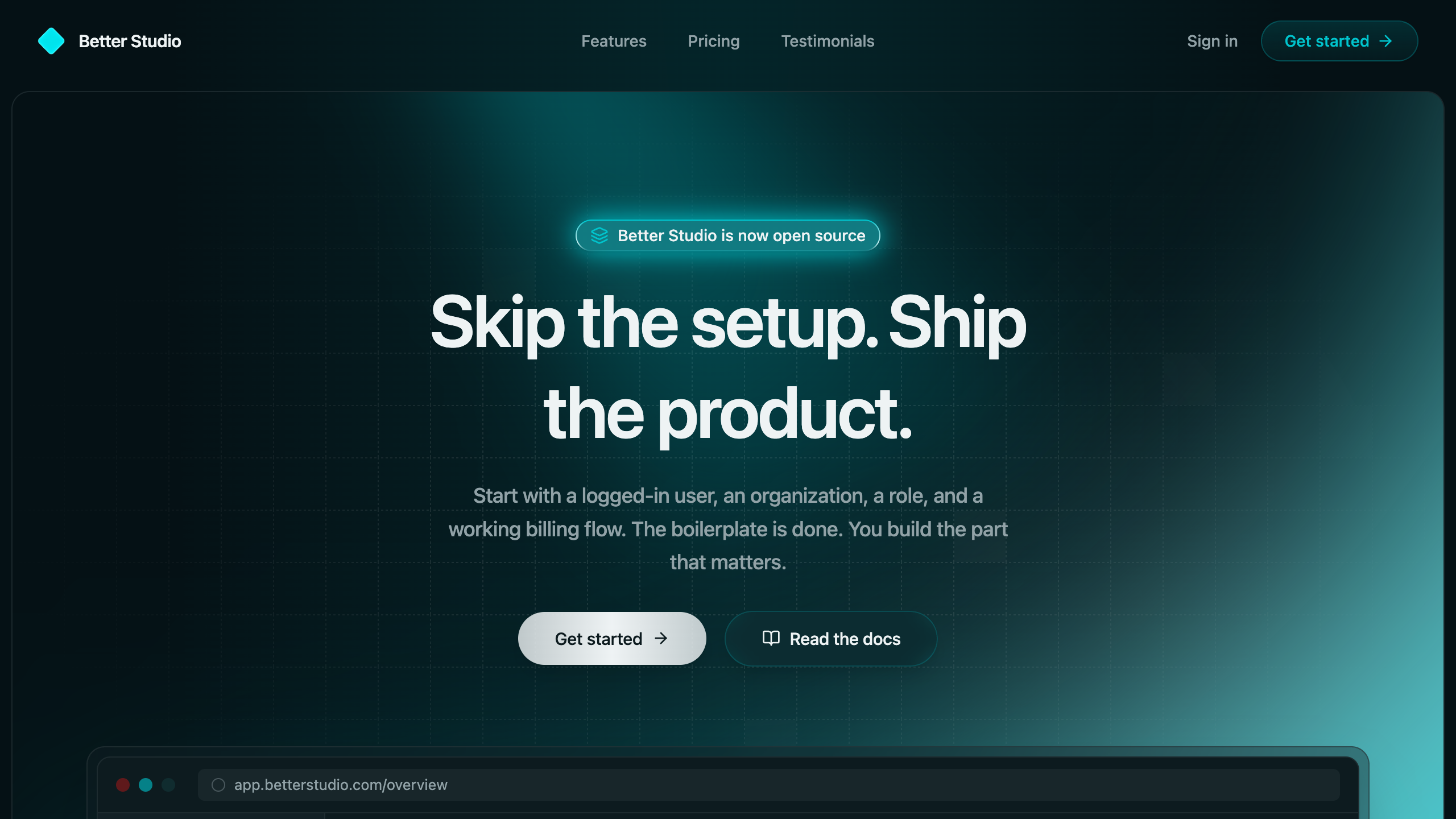 Better Studio template cover, dark mode